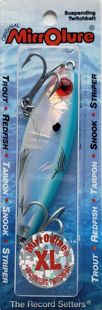 MirrOlure MirrOdine XL Suspending Twitchbait 27MR-EB Lures & Bait MirrOlure MirrOdine XL Suspending Twitchbait 27MR-EB Lures & Bait