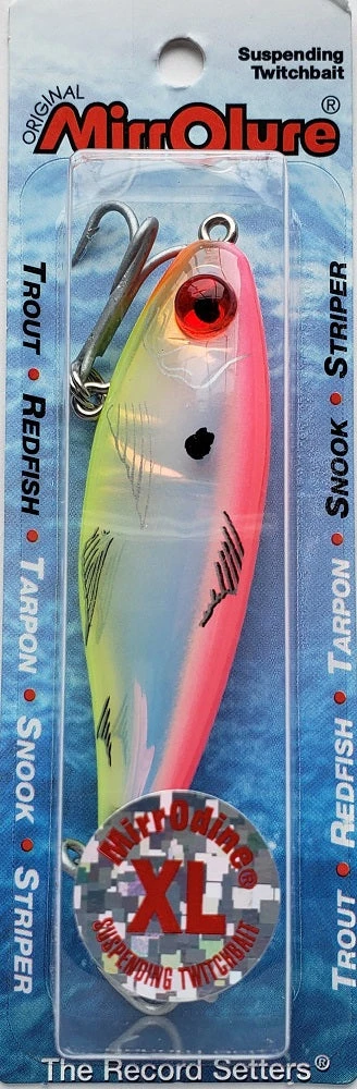 MirrOlure MirrOdine XL Suspending Twitchbait 27MR-EC Lures & Bait MirrOlure MirrOdine XL Suspending Twitchbait 27MR-EC Lures & Bait