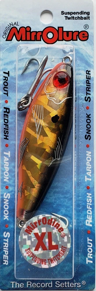 MirrOlure MirrOdine XL Suspending Twitchbait 27MR-808BG Lures & Bait MirrOlure MirrOdine XL Suspending Twitchbait 27MR-808BG Lures & Bait