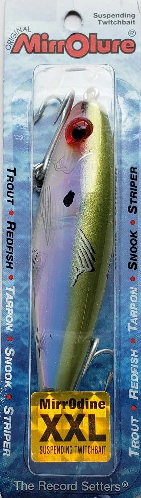 MirrOlure MirrOdine XXL Suspending Twitchbait 37MR-49 Lures & Bait MirrOlure MirrOdine XXL Suspending Twitchbait 37MR-49 Lures & Bait