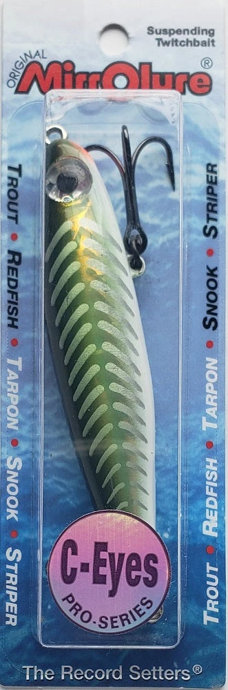 MirrOlure C-Eye Pro-Series Suspending Twitchbait C20MR-GCSB Lures & Bait 4 MirrOlure C-Eye Pro-Series Suspending Twitchbait C20MR-GCSB Lures & Bait