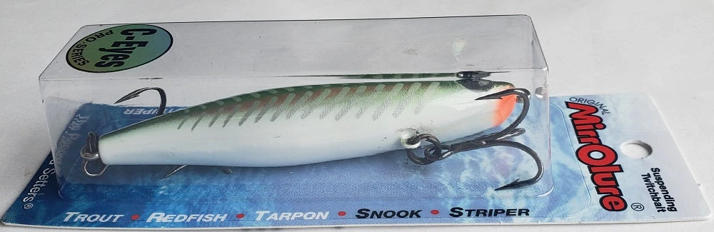 MirrOlure C-Eye Pro-Series Suspending Twitchbait C20MR-GCSB Lures & Bait 5 MirrOlure C-Eye Pro-Series Suspending Twitchbait C20MR-GCSB Lures & Bait