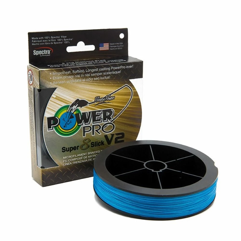 Line/Leaders Power Pro Super 8 Slick V2 Blue 40 Lb 150 Yds Braided Fishing Line 3 Line/Leaders Power Pro Super 8 Slick V2 Blue 40 Lb 150 Yds Braided Fishing Line