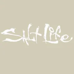 Salt Life Medium Decal White