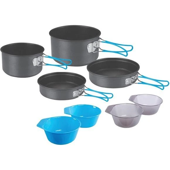 RV And Camping Stansport 4-Person Hard Anodized Cook Set 251 3 RV And Camping Stansport 4-Person Hard Anodized Cook Set 251