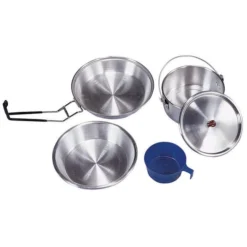 Stansport 5 Piece Heavy Duty Aluminum Cook Set RV And Camping