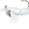 Lures & Bait Vudu Jumbo Shrimp Pearl/Chartreuse 4" 2pk