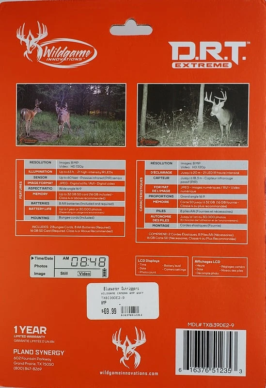 Wildgame Innovations D.R.T. Extreme 8MP Camera TX8i39DE2-9 4 Wildgame Innovations D.R.T. Extreme 8MP Camera TX8i39DE2-9