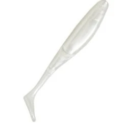 Lures & Bait Z-Man Scented PaddlerZ Pearl 4" 5pk